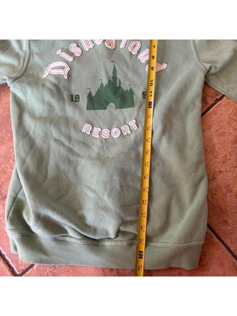 Disney Parks Disneyland D Logo Castle Back Sweater Christmas Hoodie Limited XS - Picture 4 of 5